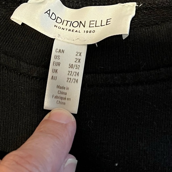 🖤 ADDITION ELLE “FREEDOM” Sweatshirt - 2X - Picture 2 of 9